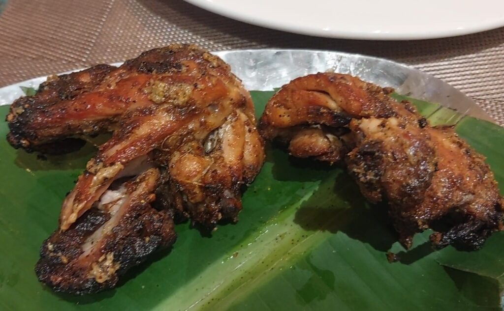 Chicken Burra at Karim's restaurant in Panaji Goa