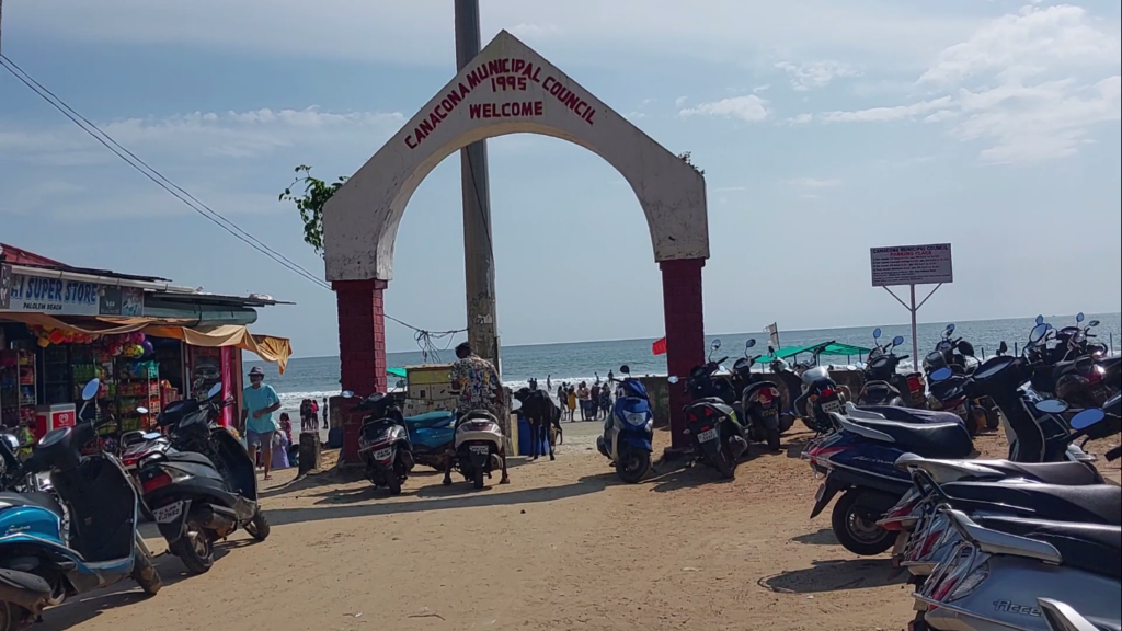 Palolem beach in Goa